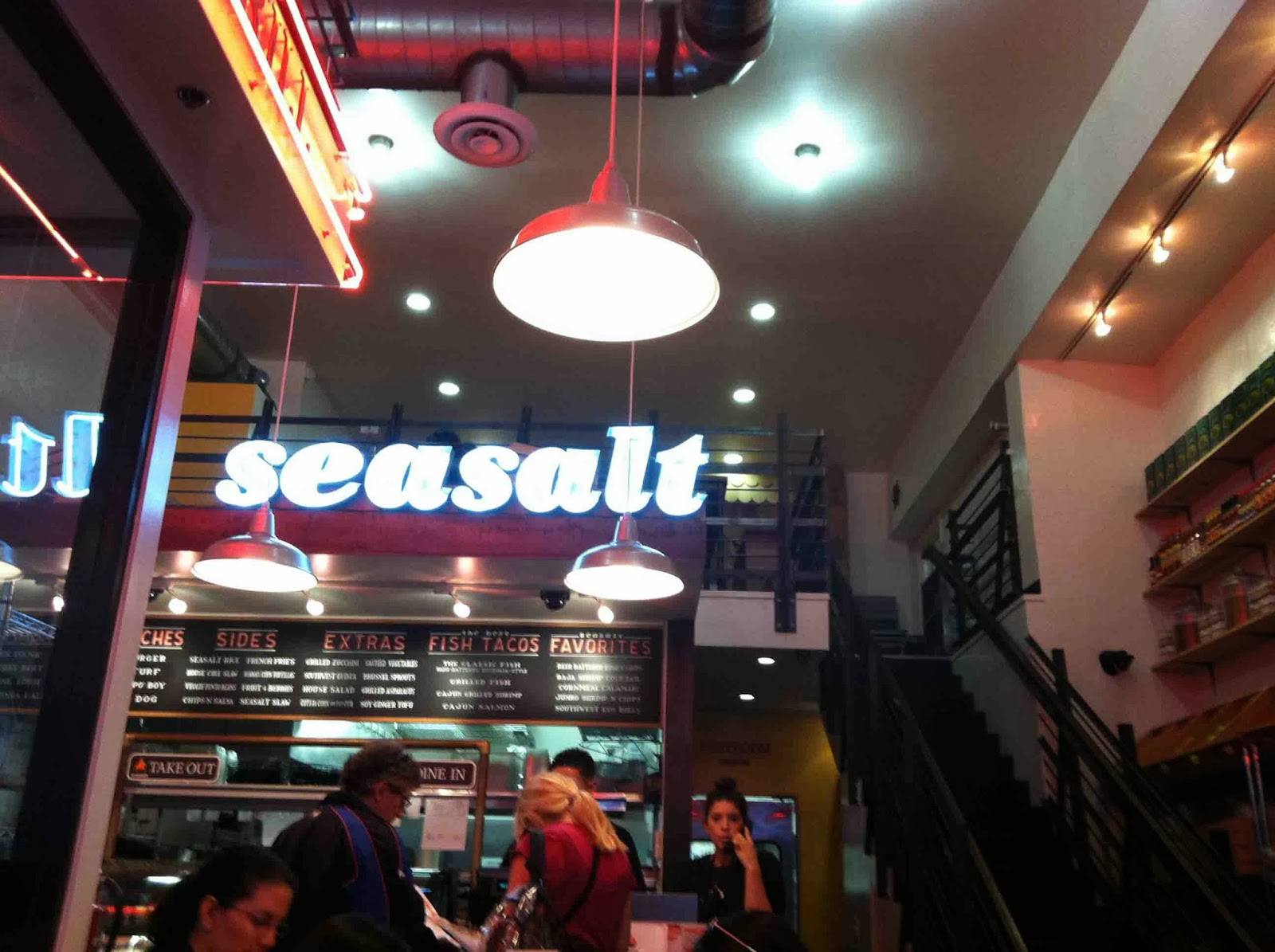 CAFE LA LA Sea Salt Fish Grill in Santa Monica & GLOW 2013