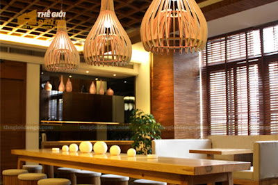 Thế Giới Đèn Gỗ - 8 mẫu đèn trang trí gỗ cho phòng ăn đẹp lung linh 9