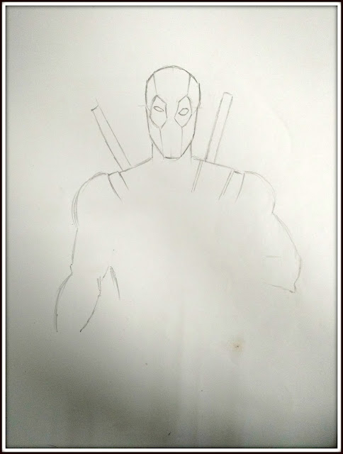 draw deadpool draw deadpool