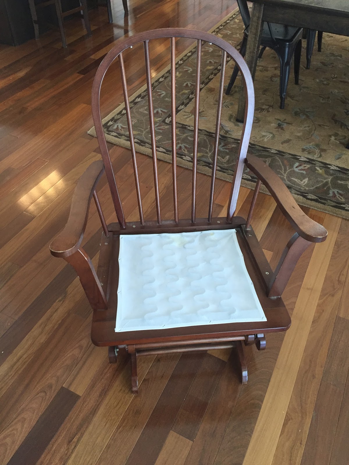 Over at Marie's Glider Chair DIY Makeover