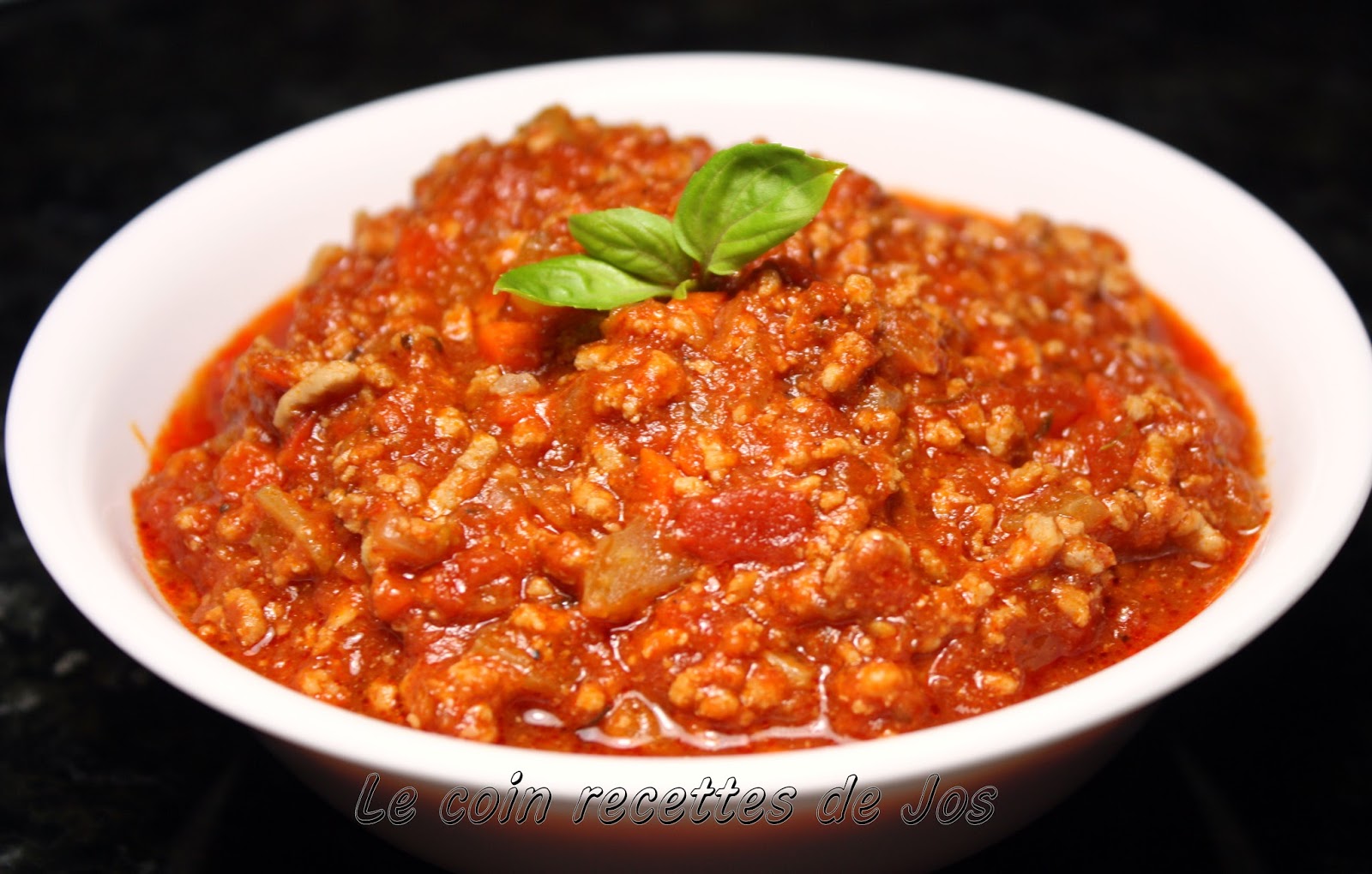 Le coin recettes de Jos: SAUCE BOLOGNAISE