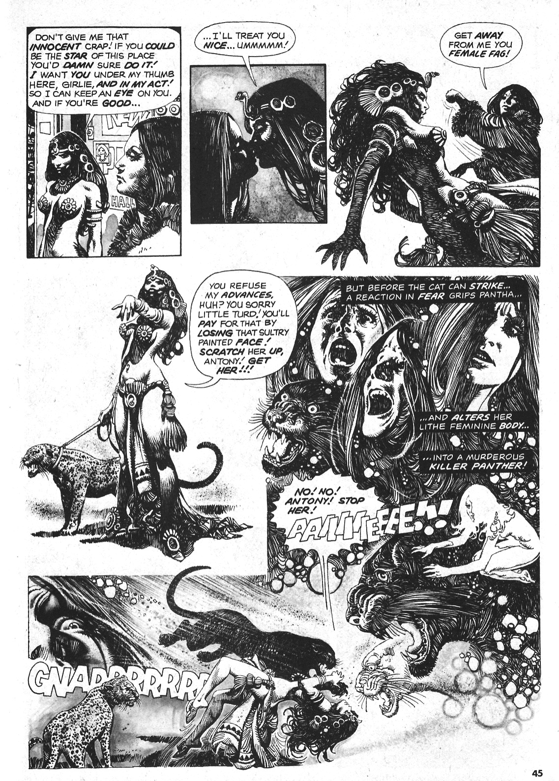 Read online Vampirella (1969) comic -  Issue #42 - 45