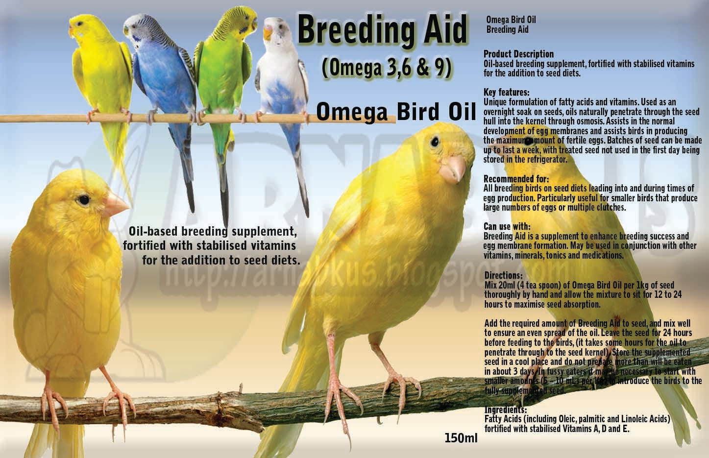 arnabkus shop Omega Bird Oil , Breeding Aid