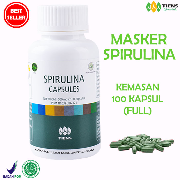 Masker Spirulina Herbal Tiens