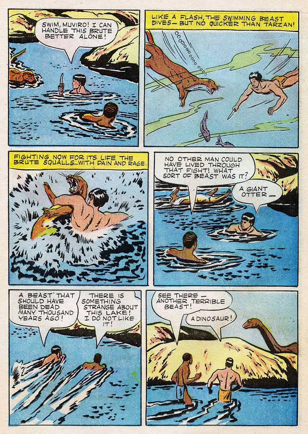 Read online Tarzan (1948) comic -  Issue #7 - 15