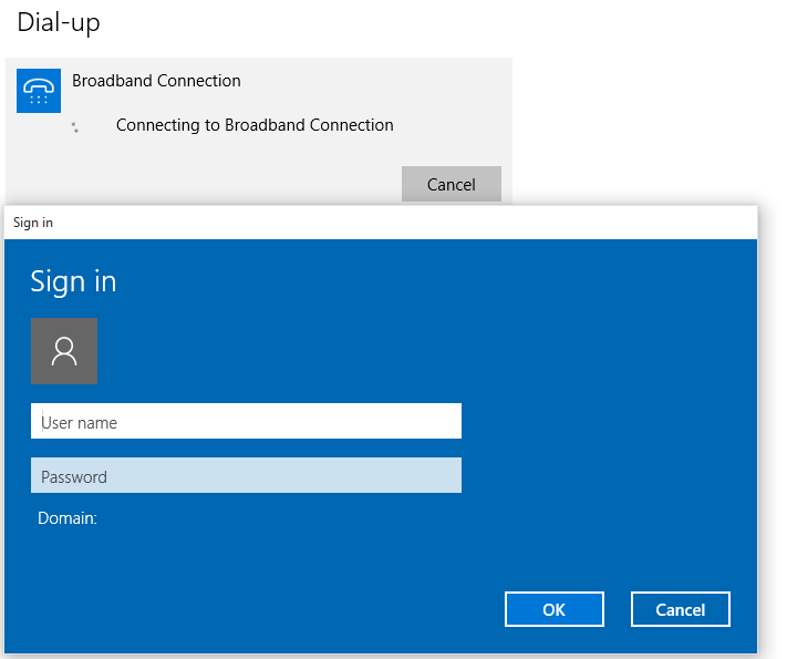 How to setup Broadband connection on Windows laptop or PC