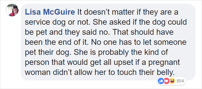 Mother Could Not Take 'No' For An Answer When She Asked Whether Her Daughter Could Pet Service Dogs