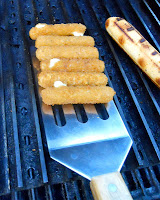Grill frozen cheese sticks fast and easy on GrillGrates