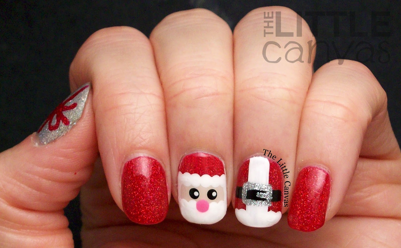 10. Festive Santa Suit Nail Designs for the Perfect Christmas Manicure - wide 10