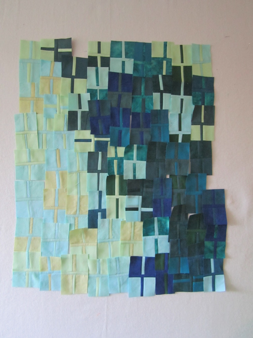 The Evolution of a Tuning Fork Quilt