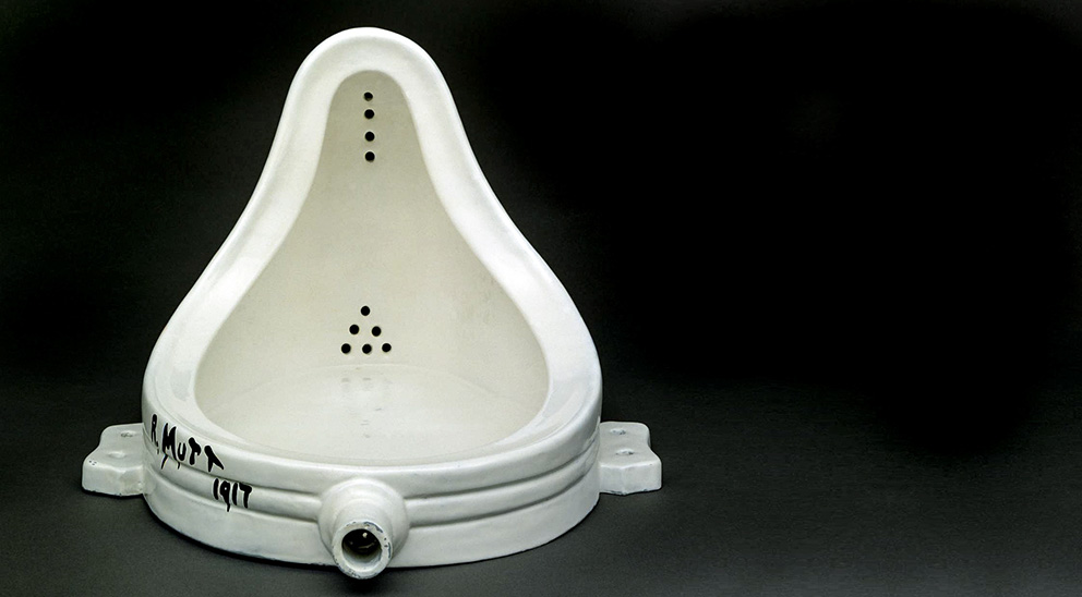 Luzyarte: Un inodoro convertido en fuente de Marcel Duchamp. Una simple