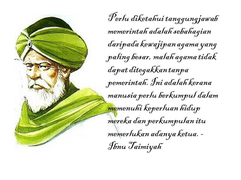 Kata-kata Tokoh: Ibnu Taimiyyah 2