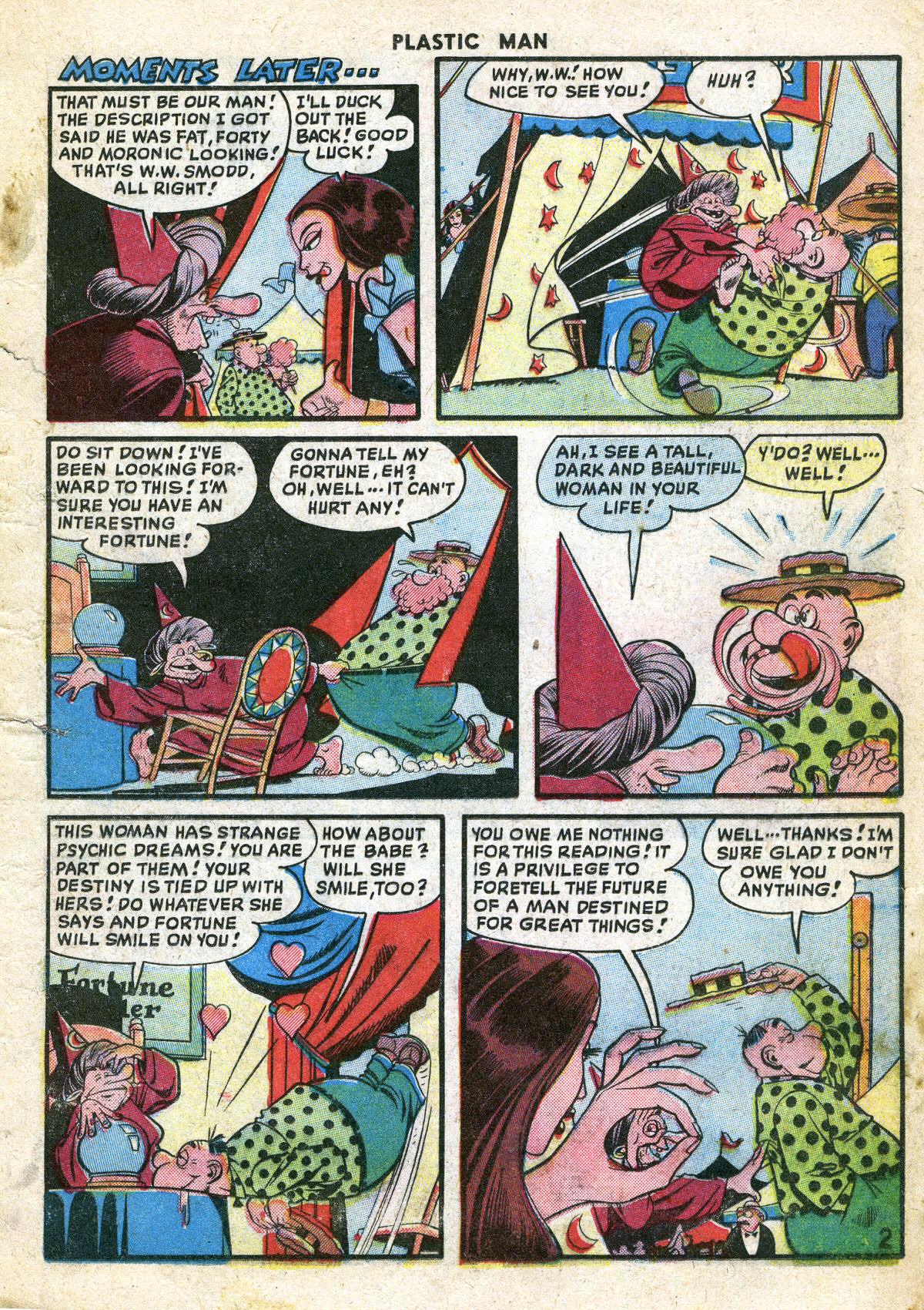 Read online Plastic Man (1943) comic -  Issue #19 - 17