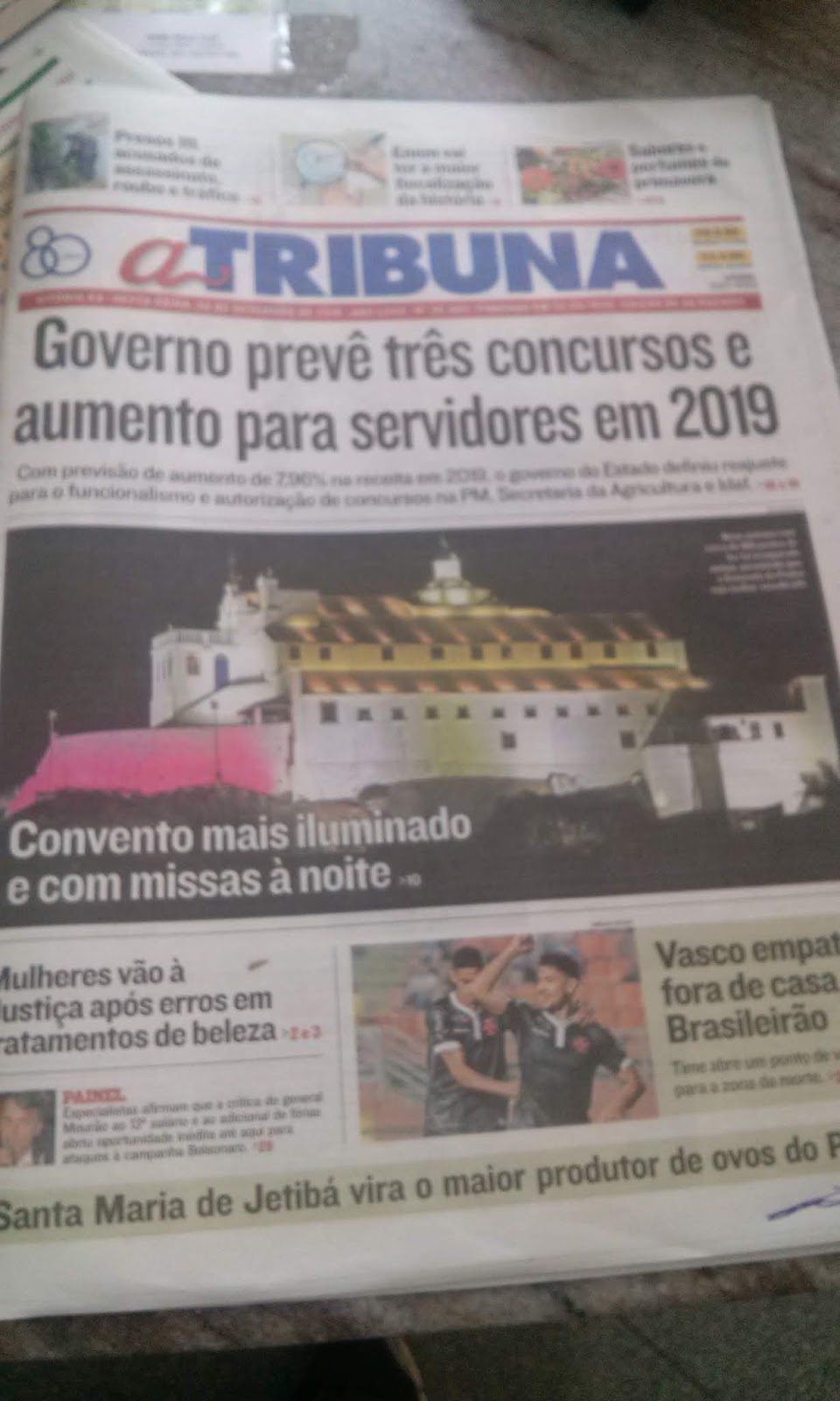 Repórter Paulo Maciel A TRIBUNA, A GAZETA E NOTÍCIA AGORA, 2892018