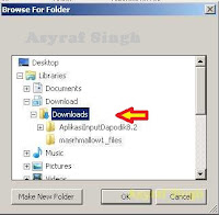 Xperia Firmware Downloader Tool browse a folder