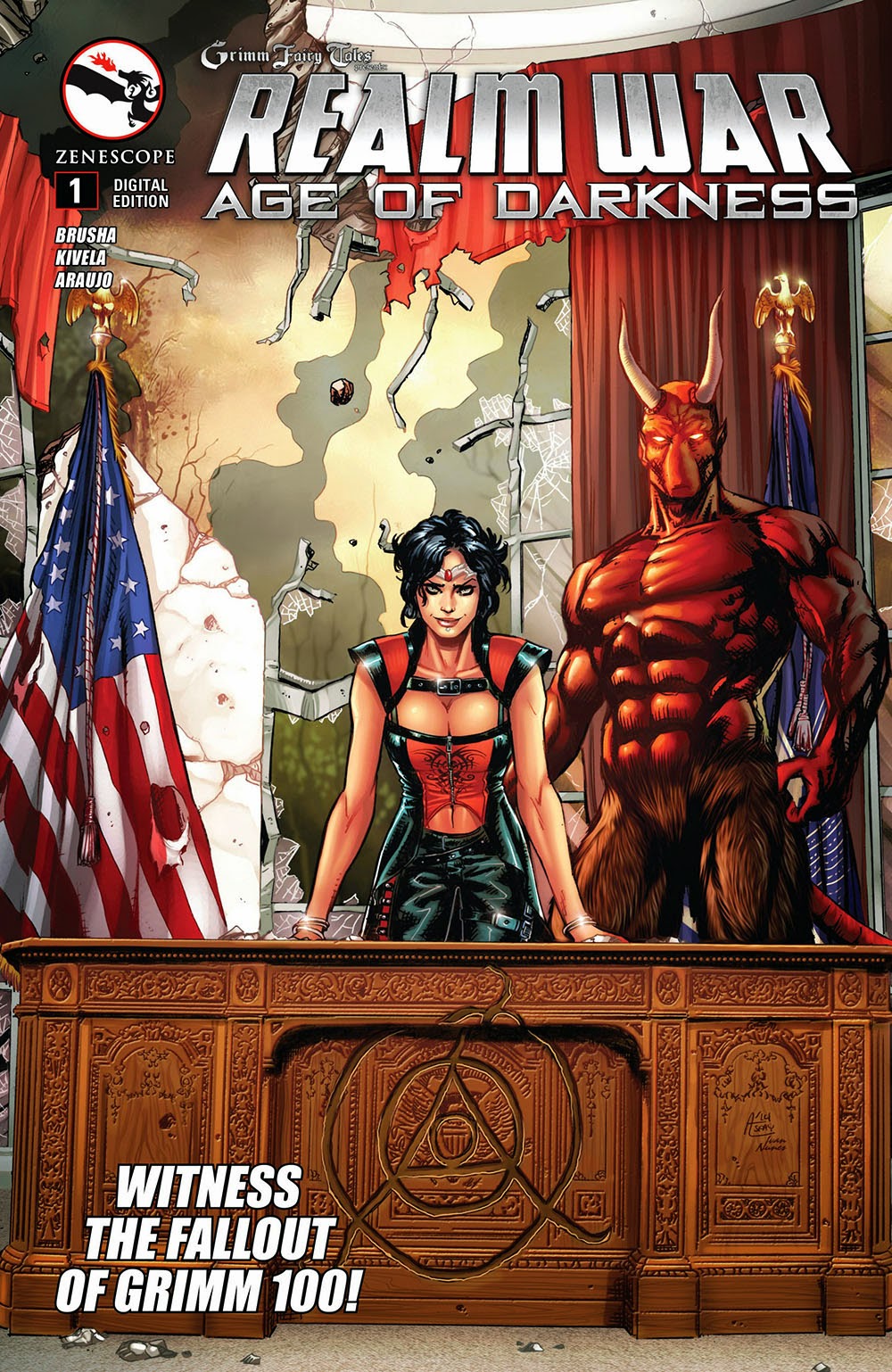 Grimm Fairy Tales Realm War Age of Darkness 4 Cover C