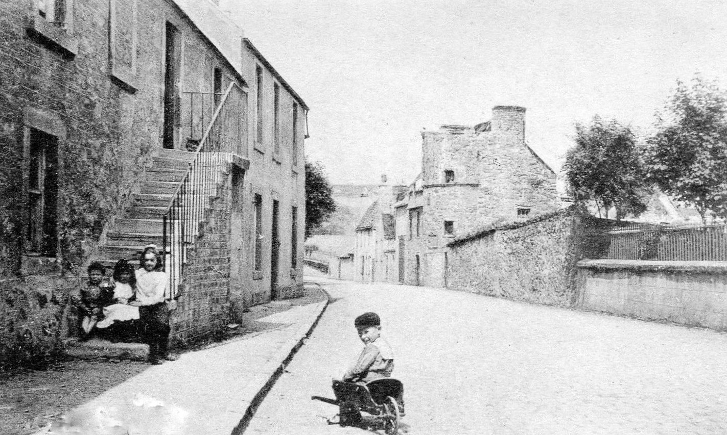Tour Scotland Old Photograph Hardgate Street Haddington Scotland
