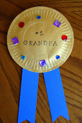 crafts craft grandparent grandparents grandpa father grandma preschoolers preschool award ribbon gifts mother fathers arts gold fun gift projects easy