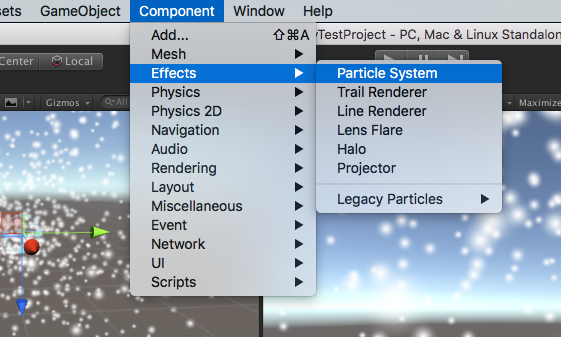 Create snow in Unity 3D | Tutorial Unity 3D
