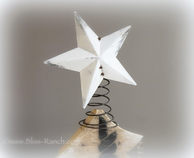 Upcycled Tin Star with Bed Springs Bliss-Ranch.com