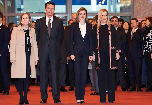 Queen Letizia of Spain attended the Opening of Internacional Tourism Fair (FITUR) at Feria de Madrid 
