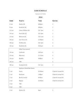  Cubs updated schedule 2016