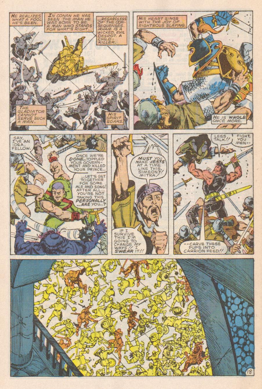 Read online Conan the Barbarian (1970) comic -  Issue #191 - 19