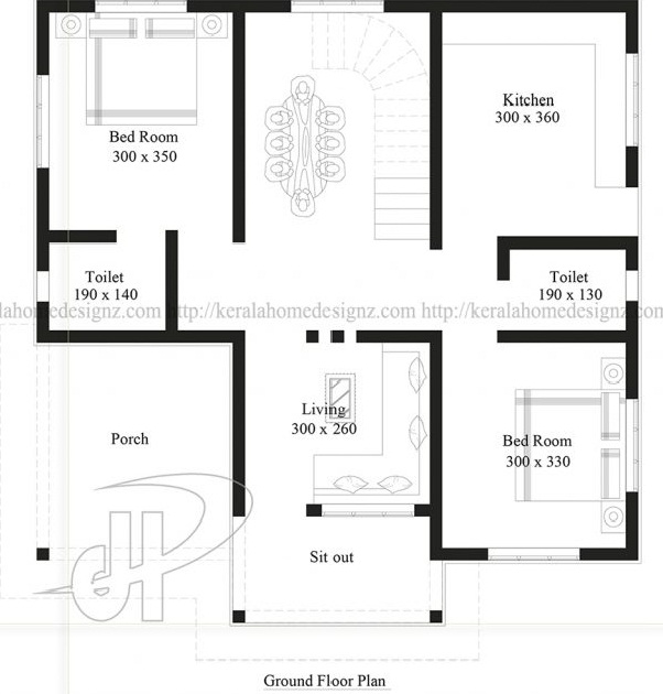 2 bedroom house plans indian style - Best House Plan Design