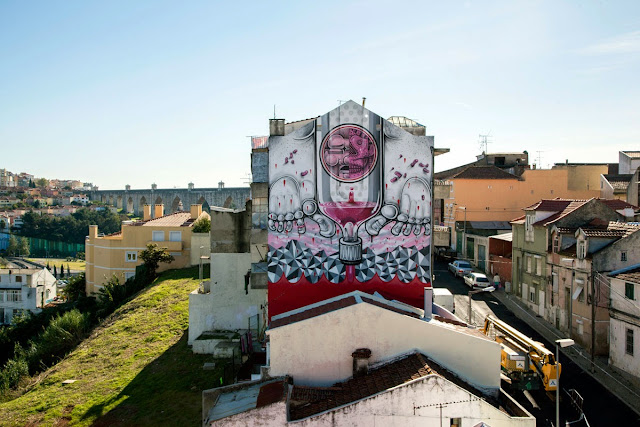 Second Street Art Mural By How Nosm For Underdogs 10 On The Streets Of Lisbon, Portugal 3