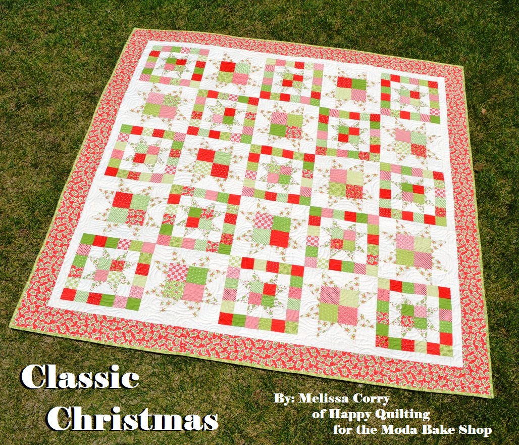 Happy Quilting Classic Christmas Quilt & Tutorial