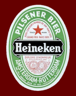 Heineken label 1954
