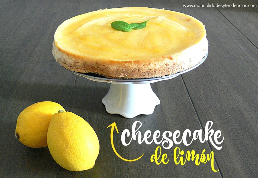 Cómo preparar tarta de queso de limón o cheesecake