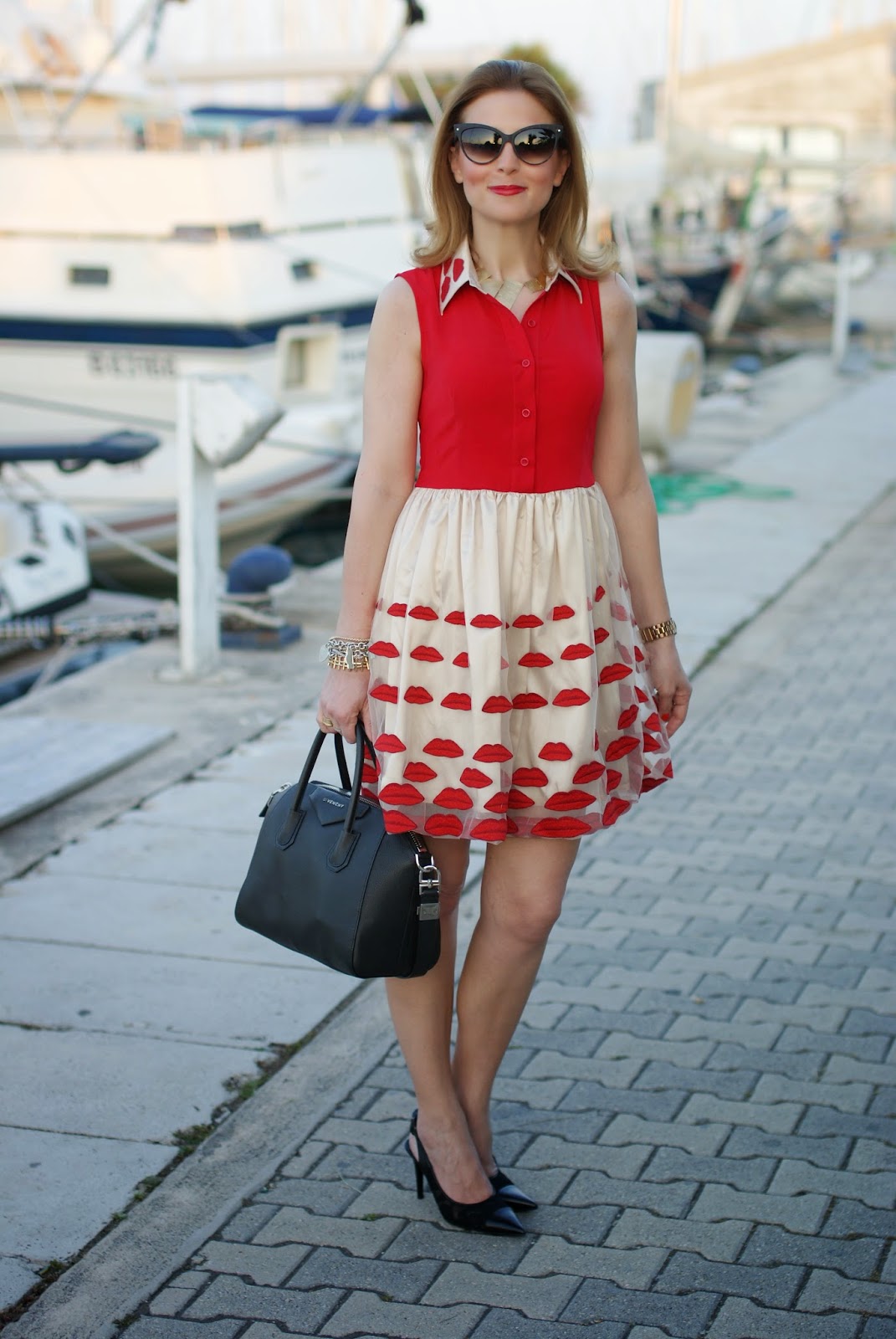 Red lips dress | Fashion and Cookies - fashion and beauty blog