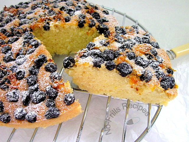 Orange Blueberry Tea Cake