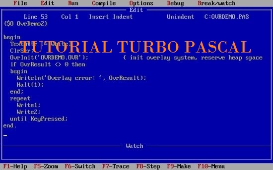 Tutorial Menggunakan TURBO PASCAL Dengan Benar - 10Terbaik.com Software