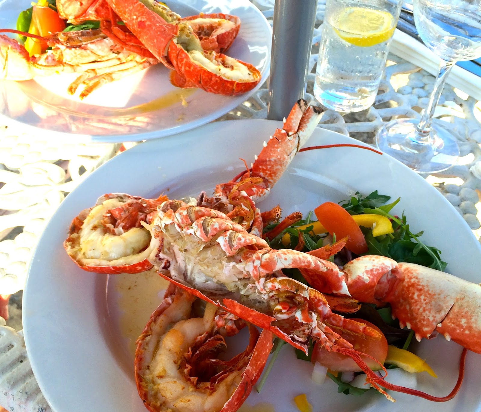 Lobster at Lulworth Cove, food bloggers, UK lifestyle blog