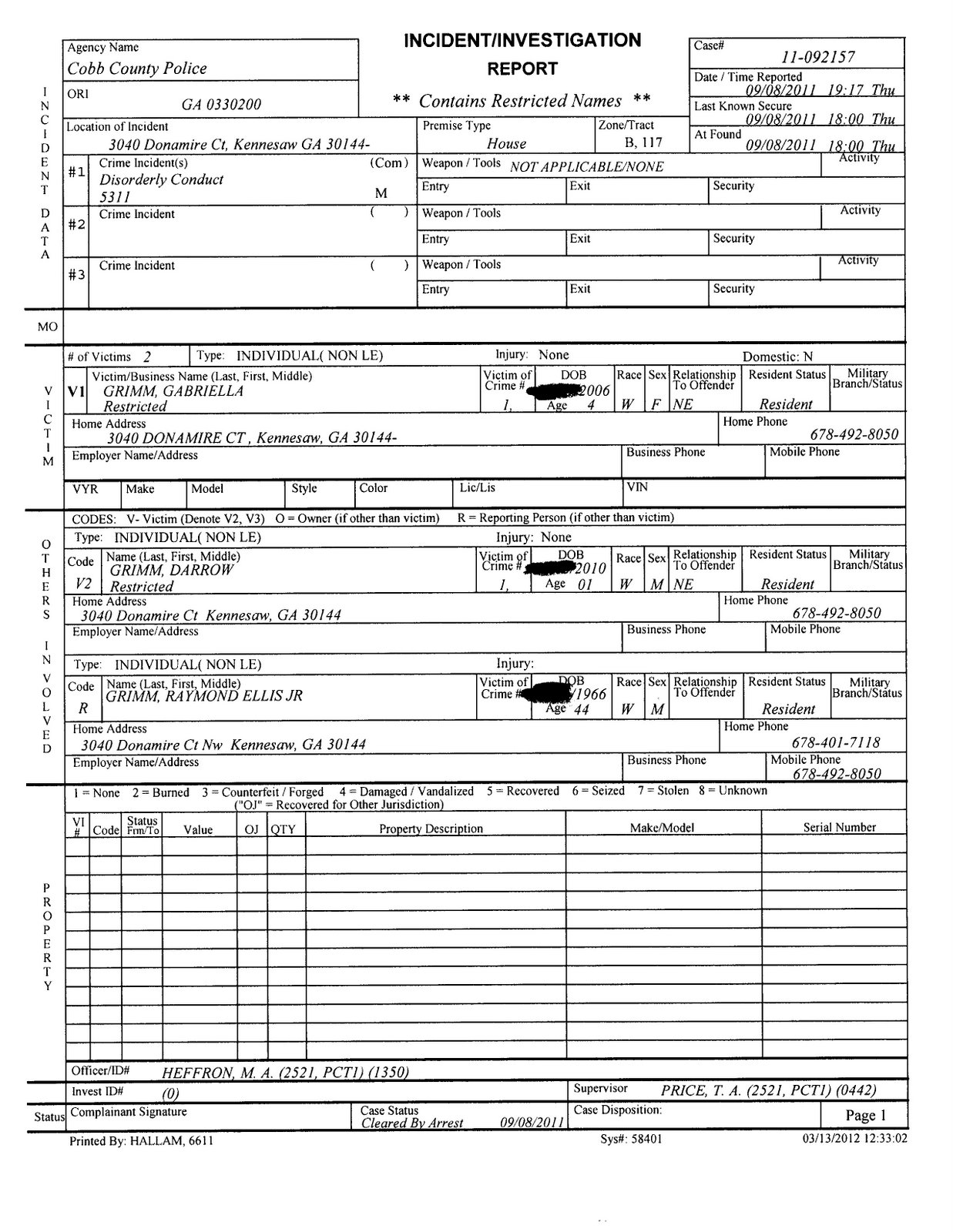 COBB POLICE REPORT cobb-police-report