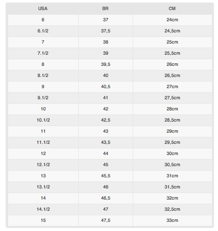 De Tênis Tabela Sapato Bebe Calçado Infantil Medidas De Sapato De