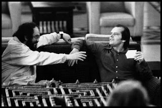 Stanley Kubrick (1928-1999) con Jack Nicholson