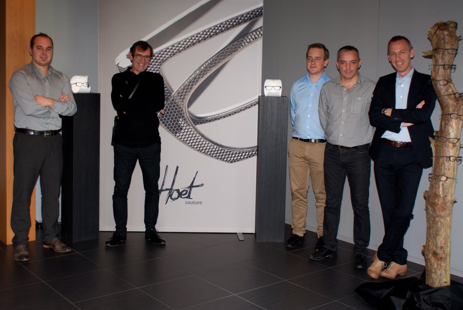 The world of layered or Additive manufacturing "Made in Belgium" 3D Printed Titanium Spectacles.