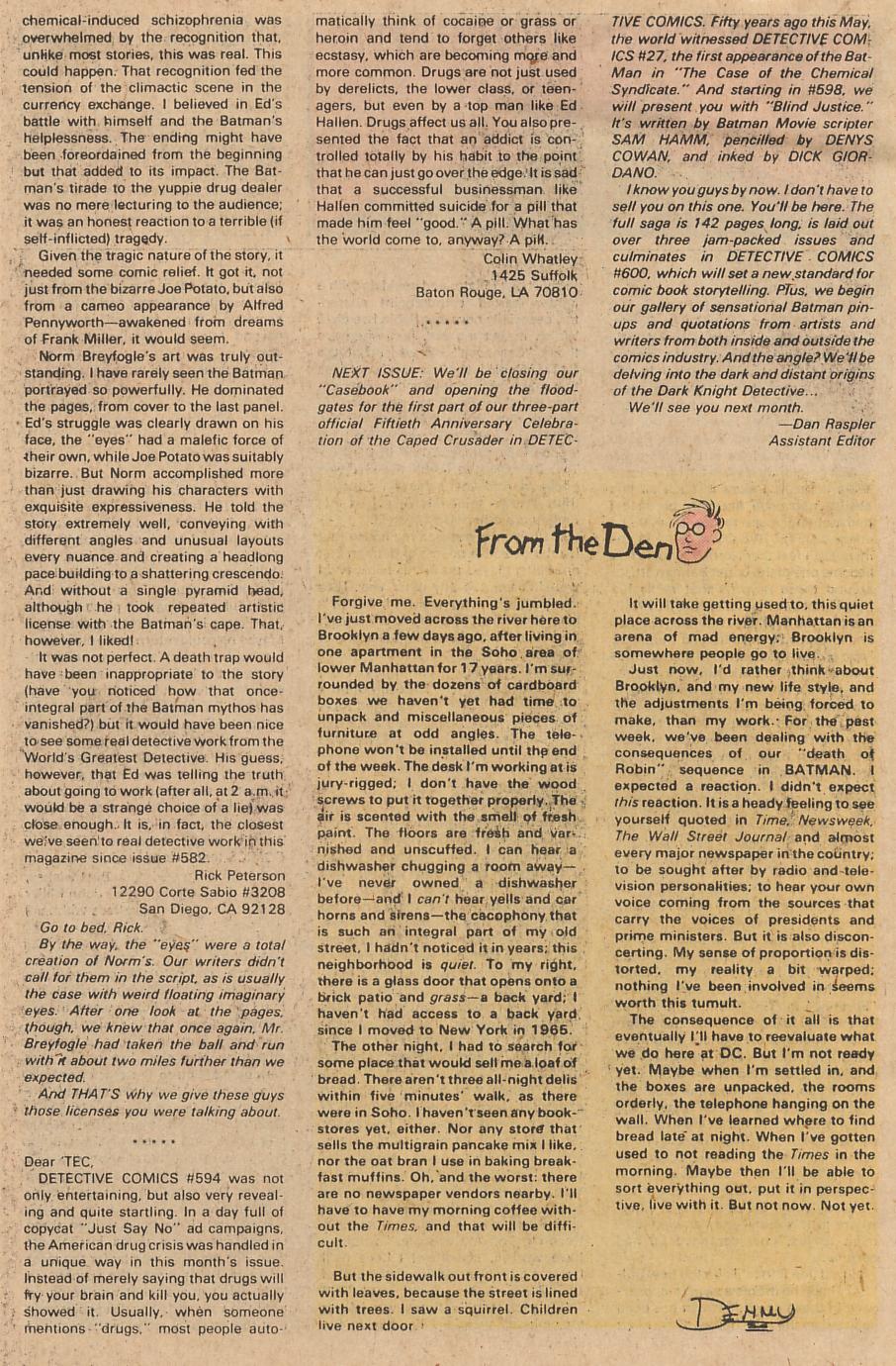 Read online Detective Comics (1937) comic -  Issue #597 - 25