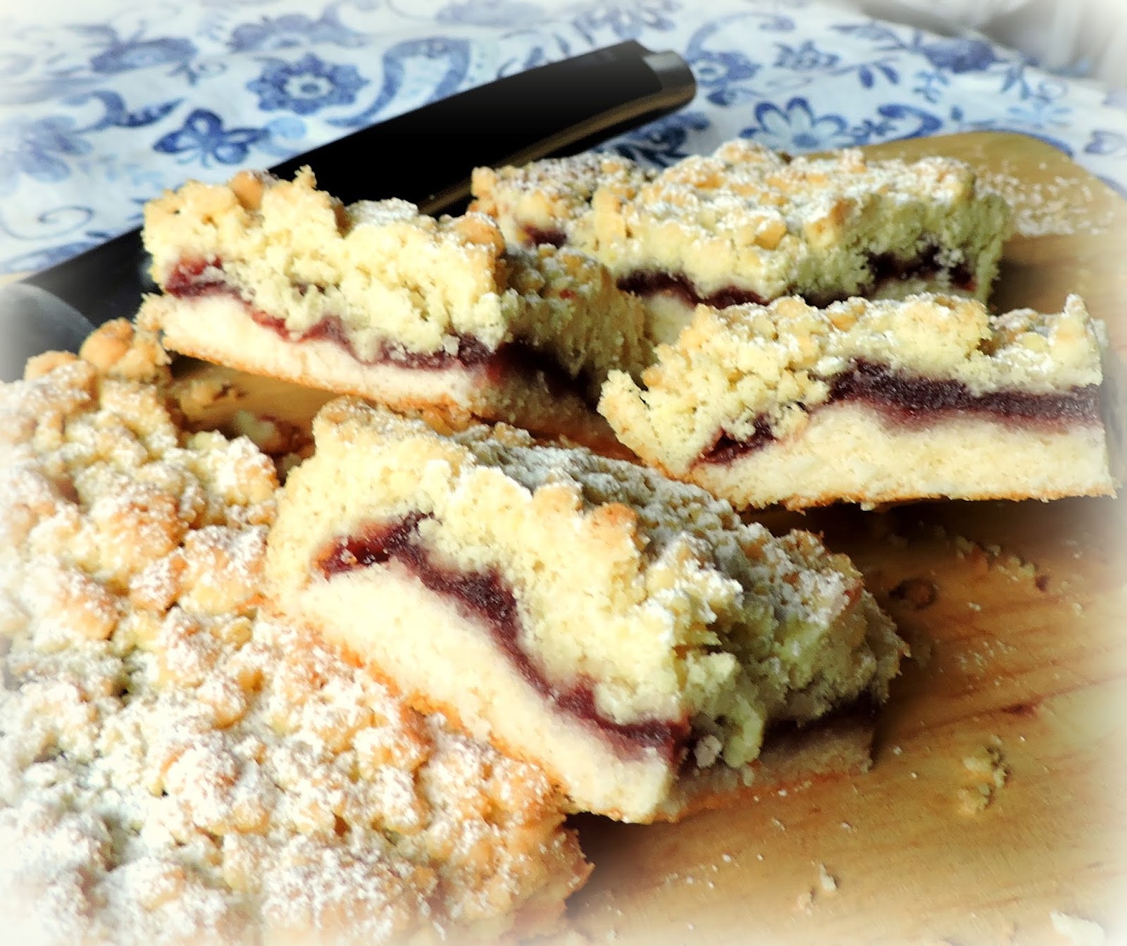 Cherry Crumble Tray Bake The English Kitchen