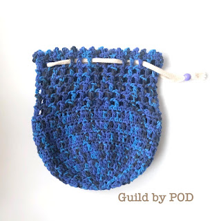 Guild by POD&毛糸ズキ！【無料編み図】ICE Yarns ドリームアクリル毛糸で編むお弁当袋とコップ袋