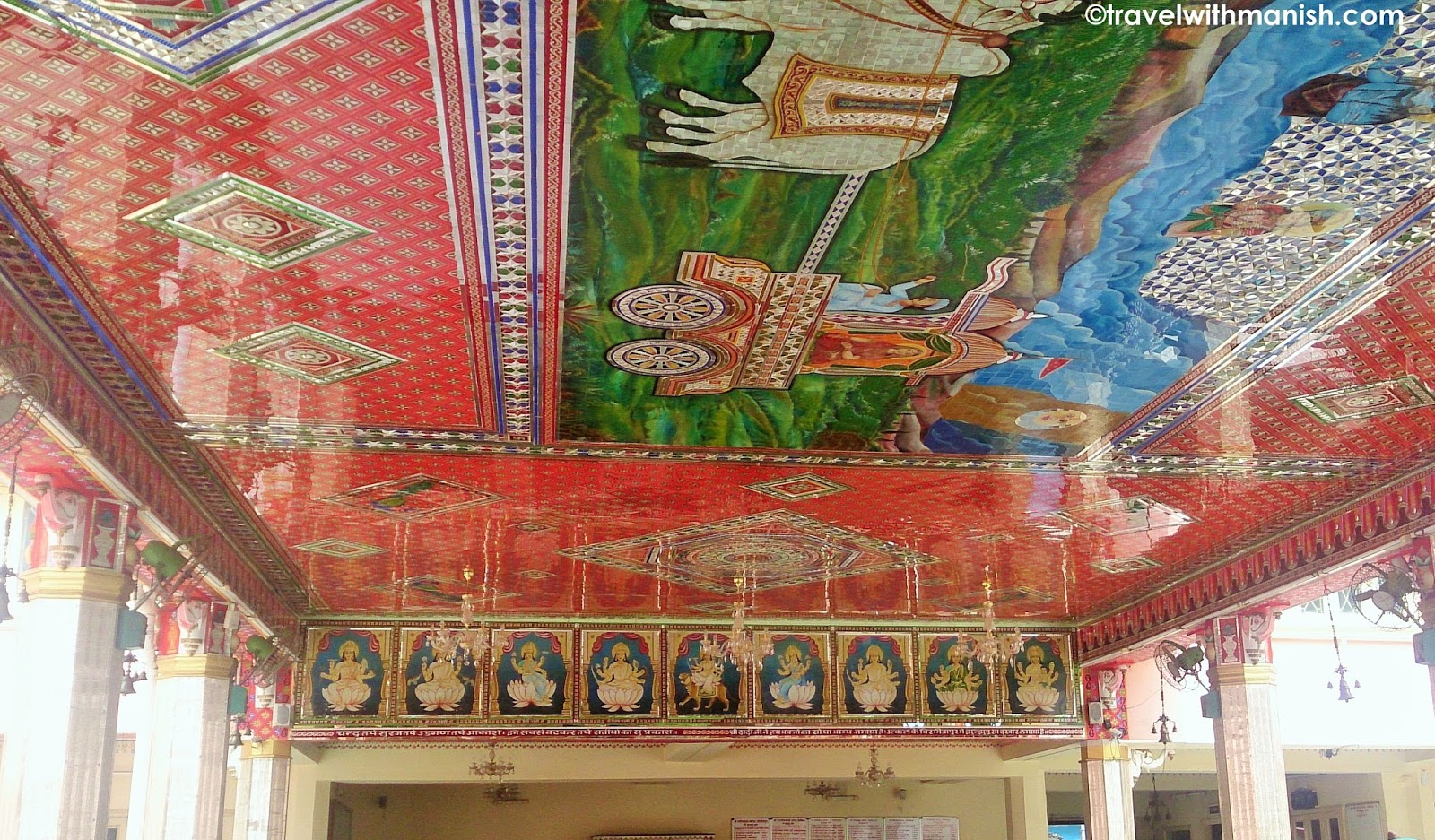 Temple interior