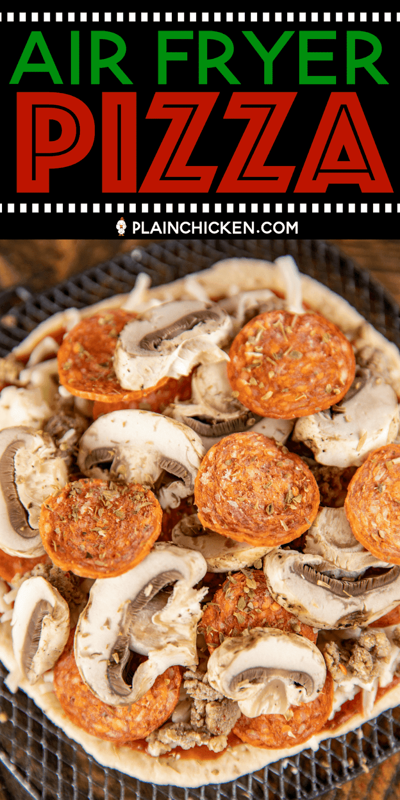 Air Fryer Pizza Plain Chicken®