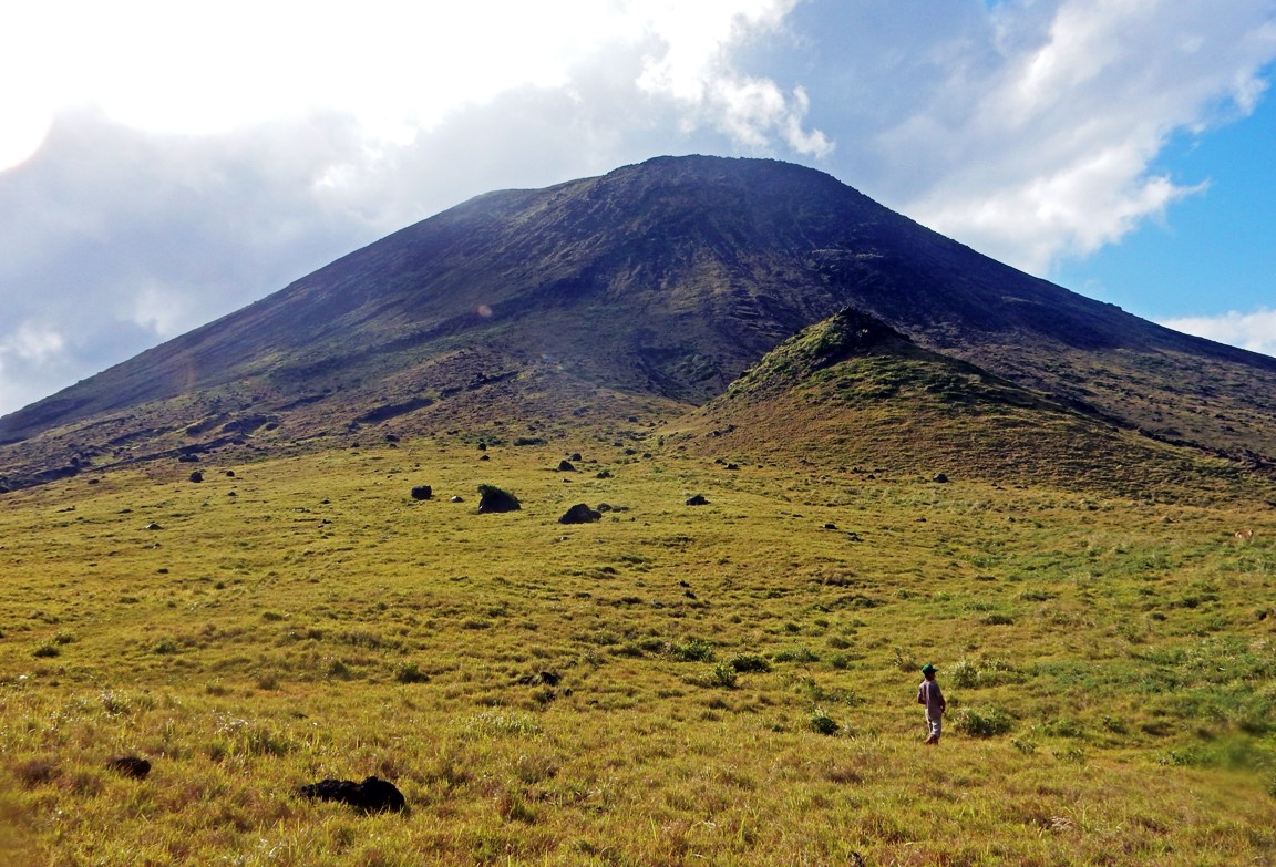 the viewing deck Babuyan Island's Boat Ride View and Smith Volcano (Mt