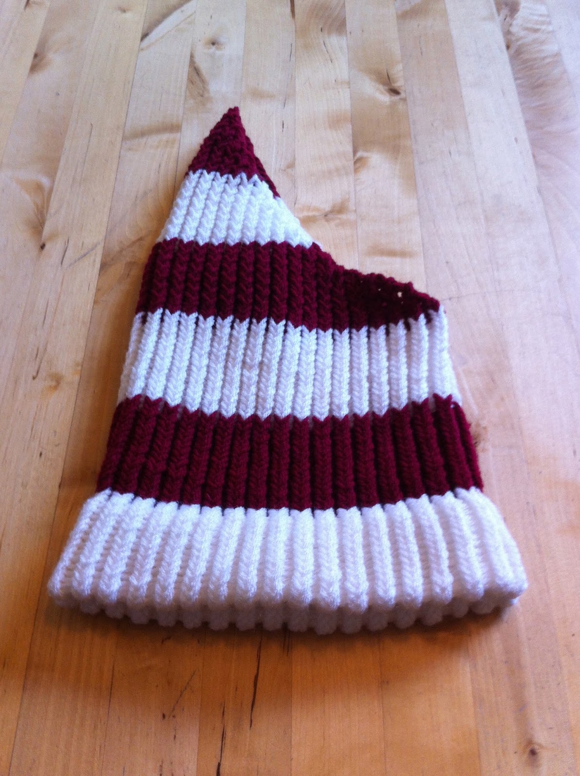 Trinkets Making an Ugly Christmas Hat