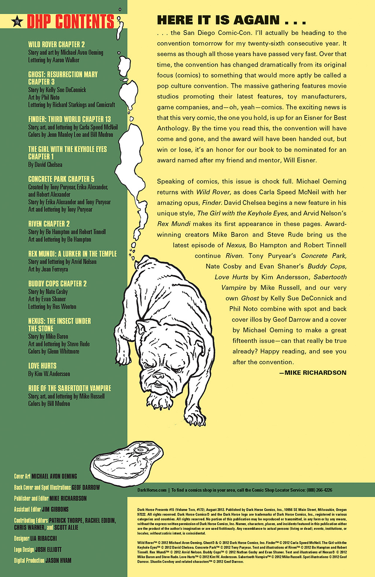 Read online Dark Horse Presents (2011) comic -  Issue #15 - 2