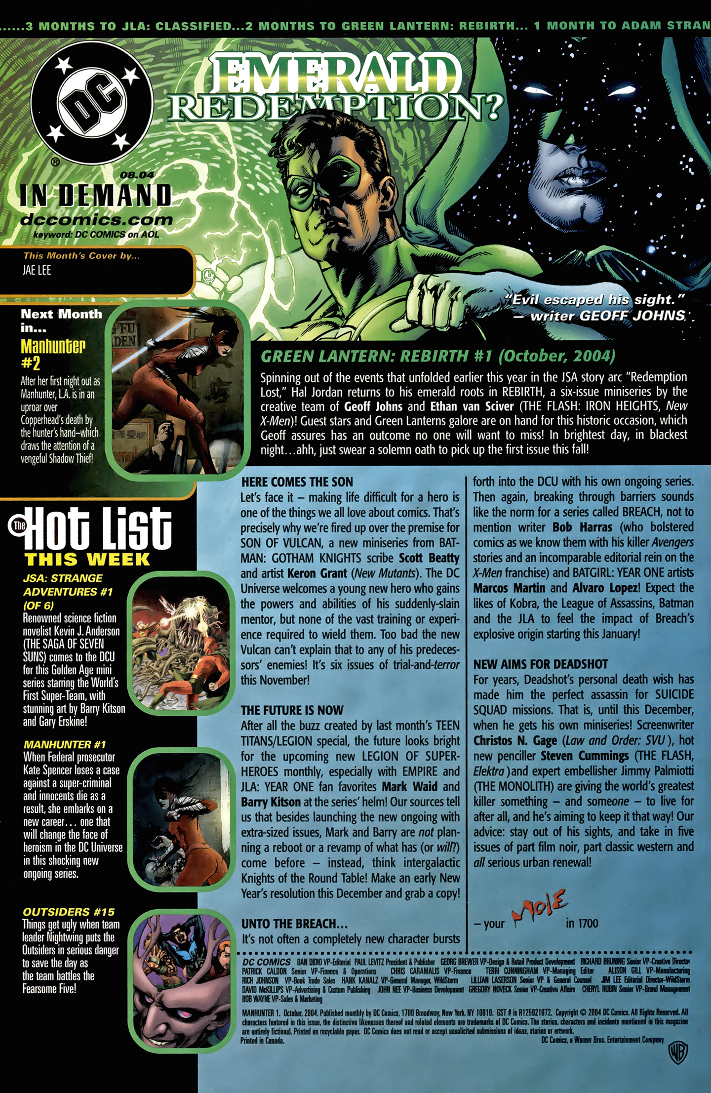 Read online Manhunter (2004) comic -  Issue #1 - 24