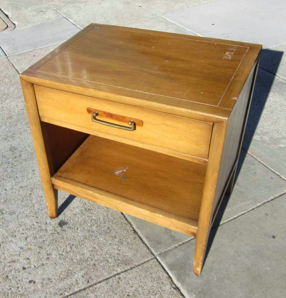 UHURU FURNITURE & COLLECTIBLES SOLD Retro Nightstand with 1 Drawer 30